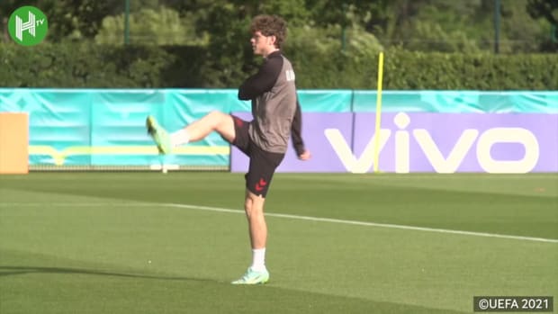 Denmark's final preparations before taking on England